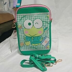Green Keroppi Crossbody Bag